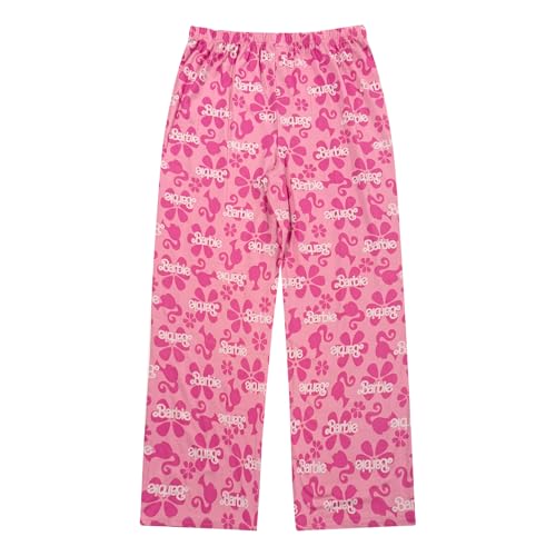 Barbie Girls Pajama Set - 2 Piece Girls Pjs Button Down Short Sleeve & Pants For Kids - Official Product3