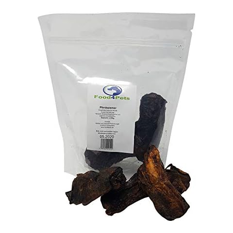 Food4Pets Pferdeziemer Hundeleckerli 250g - der schmackhafte Kausnack für Hunde aus 100% Pferd Cover