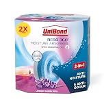 UniBond AERO 360° Moisture Absorber Lavender Garden Refill Tab, aromatherapy, ultra-absorbent and odour-neutralising, for AERO 360° Dehumidifier, Condensation Absorbers, Twin Pack (2 x 450g)