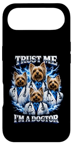 Funny Im A Dogtor �V���L�[�e���A �� �h�N�^�[�y�b�g ���[���A�f�U�C�� �X�}�z�P�[�X iPhone Air �p