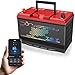 TET Auto Battery Start - Stop Batteries For Car BCI Group 27 Automotive Battery Maintenance Free,12.8V 80Ah 1024Wh 1800CCA Long-Life Bluetooth APP Control Automotive Replacement Batteries