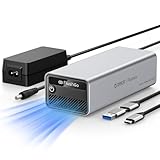 ORICO 16TB External SSD Up to 1600MB/s, USB-C (10Gbps) External Solid State Drive, Aluminum Alloy & Built-in Fan Design for Mac mini MacBook Video Editing - FlashGo