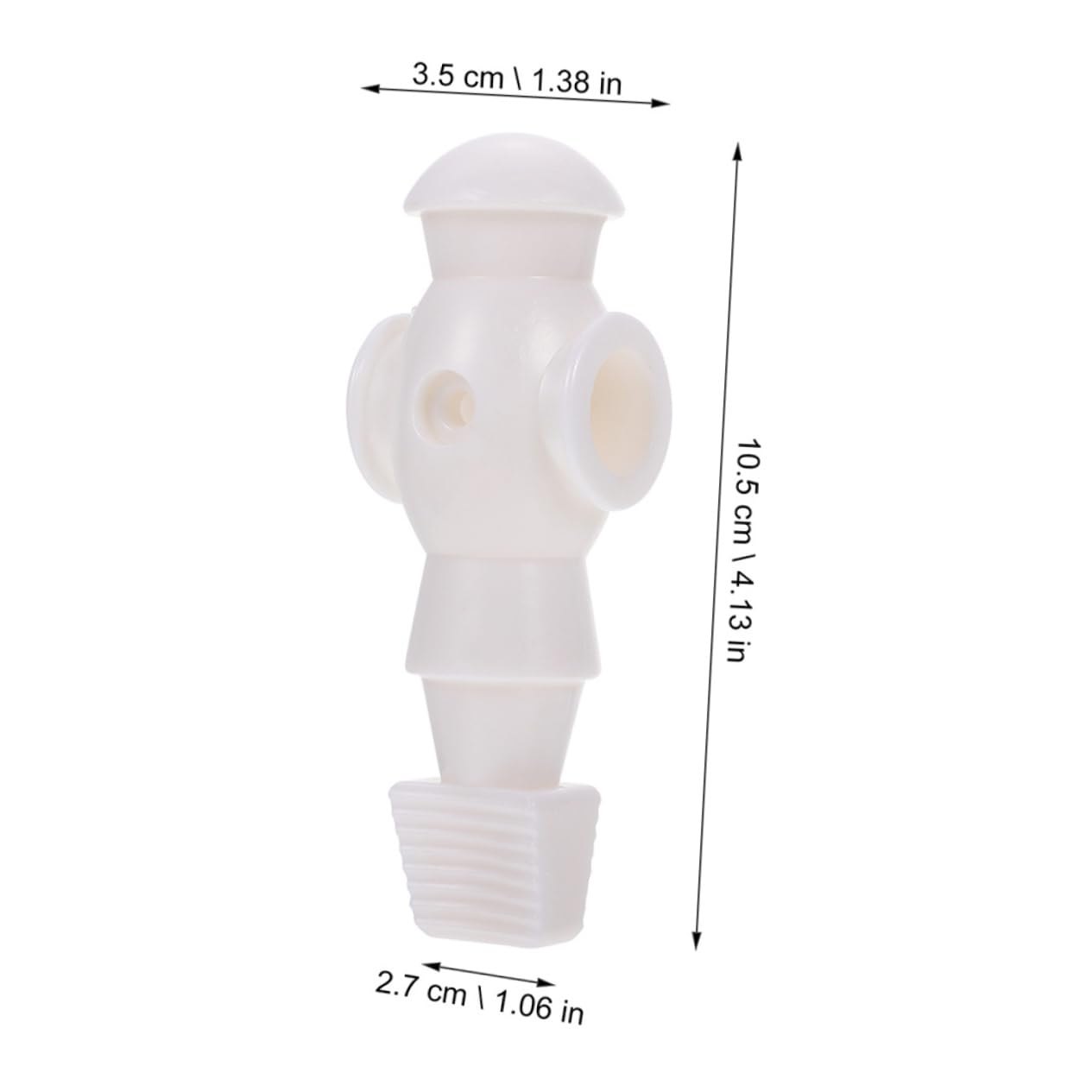 MUSISALY 6Pcs Foosball Table Player Figures Football Men for Desktop Football Game Accessories Easy to Install and Replace Worn Parts for Game Rooms