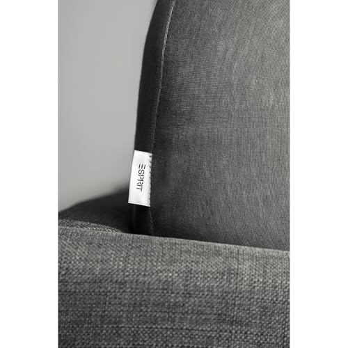 Esprit Jersey Spannbettlaken 140x200cm Baumwolle bis Bettlaken 160x200cm anthrazit - Luxus Spannbetttuch - Boxspringbett in Hotelqualität… – Ansicht 4