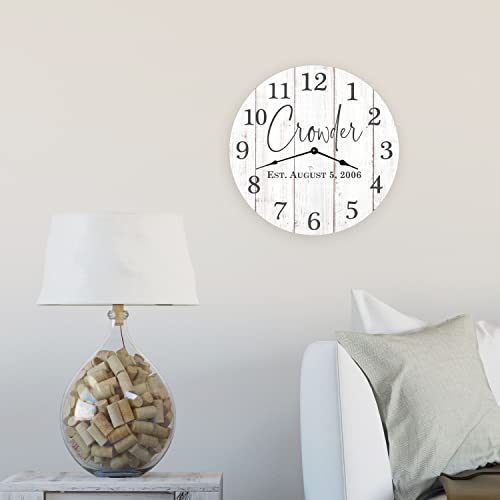 Reloj de Pared Personalizado de Madera 18 Pulgadas miniatura 3
