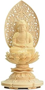 Amazon.co.jp: 福和屋 仏像【浄土真宗西本願寺派】木製仏像 阿弥陀如来