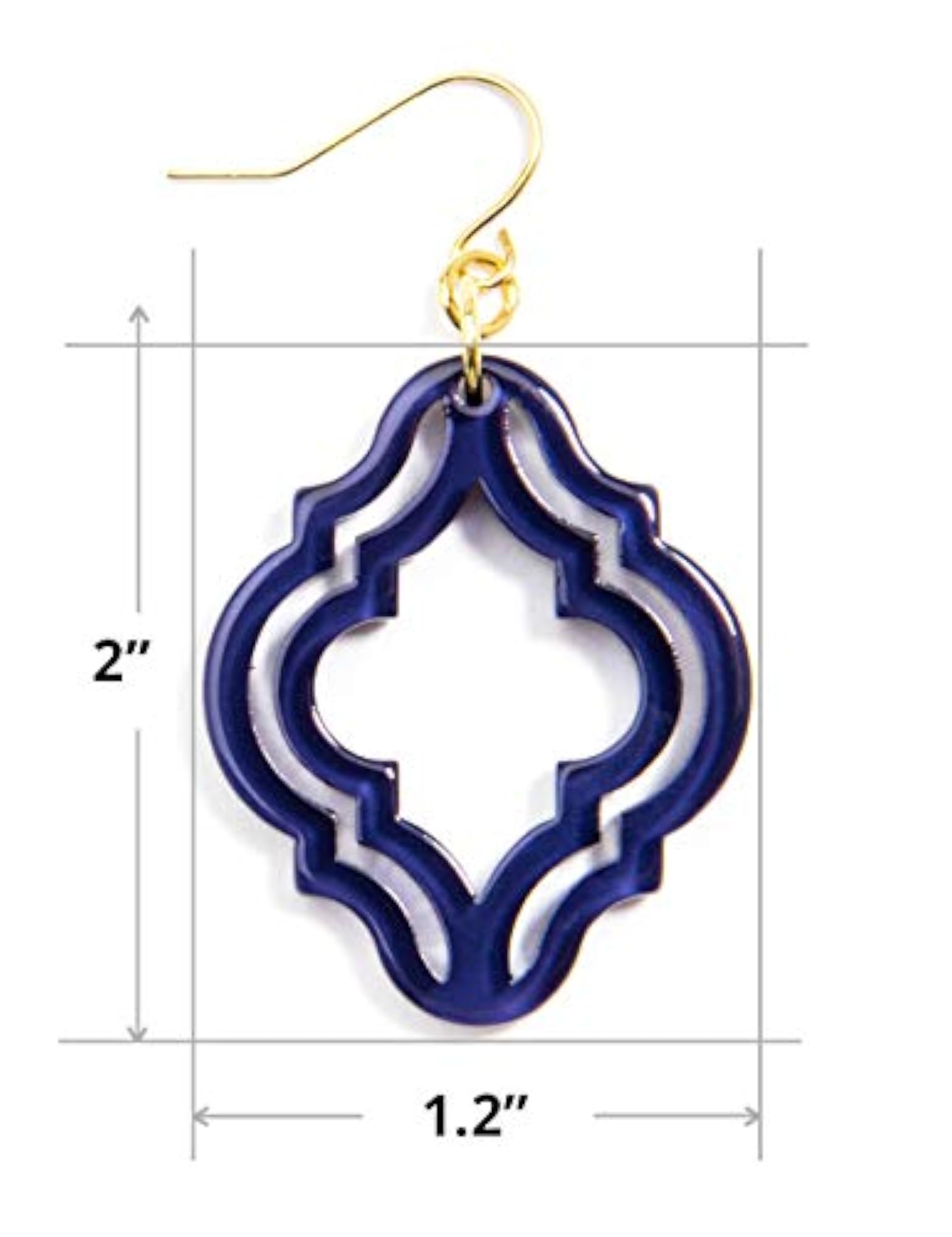Women's Imperial Lattice Dangle Earrings