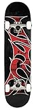 TITUS Skateboard Stained Schranz Größe 7.5 Komplettboard, 7 Schichten Ahornholz, Skateboard in schwarz, bereits fertig montiert, Board für Anfänger, Profis, Jugendliche, Erwachsene, Mädchen, Junge