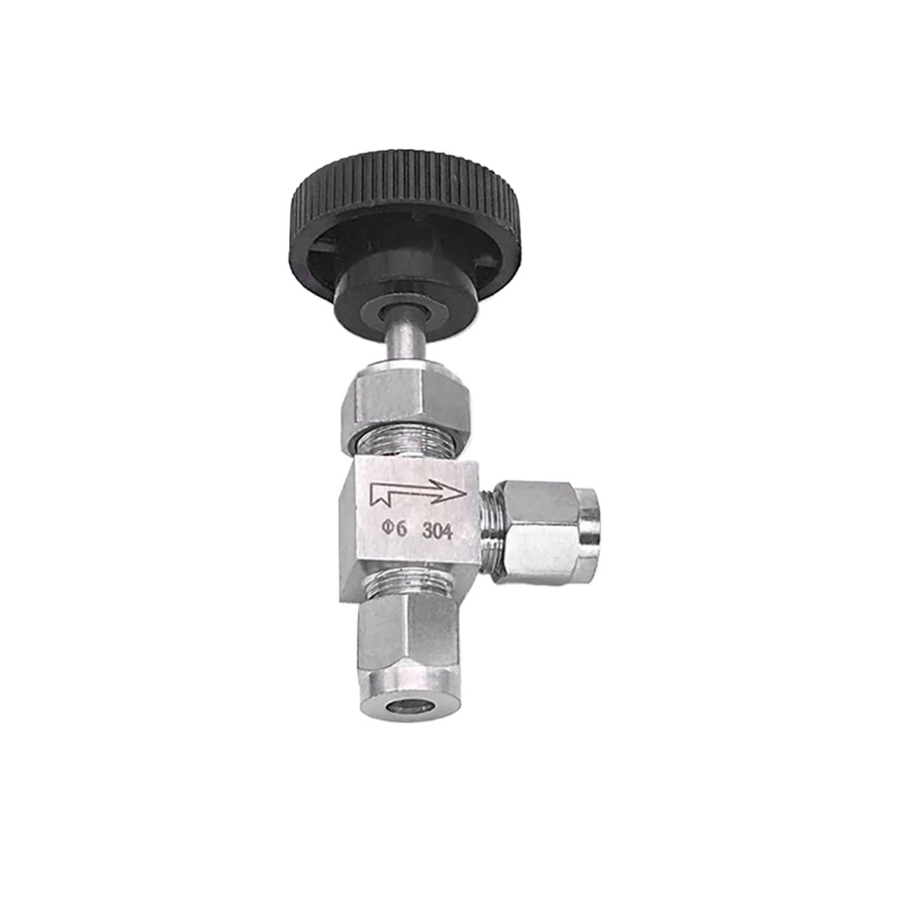 Vanne de régulation inox 304 pour installation d'eau de cuisine et réseau domestique