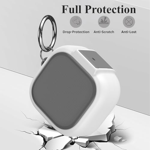 Image of Oboe Aegis Case 'Compatible with' Samsung Galaxy Buds 4 & 4 Pro Case with Phone Stand & Keyring (White) [Buds & ChargingCase NOT Included]