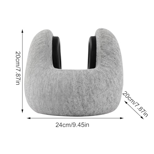 Oreiller de voyage en mousse à mémoire de forme ergonomique pour cervicales