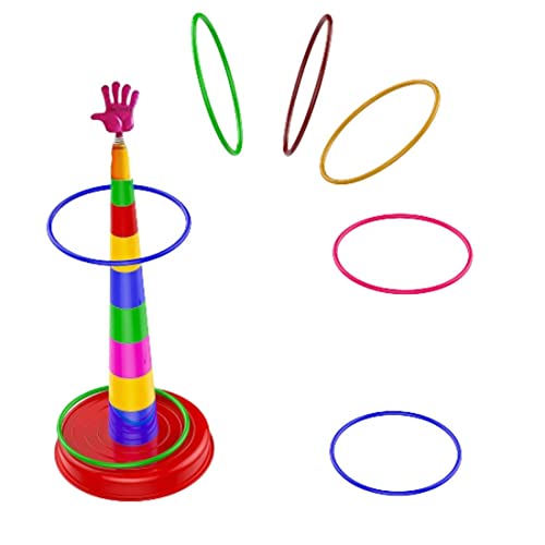 Image of Toy Imagine Shape Sorter Ring Toss Game for Kids | Indoor Outdoor Fun Toy for Ages 3+ | Educational Activity Toy for Hand-Eye Coordination & Shape Recognition | Kids Toys for 2-5 Years Boys & Girls