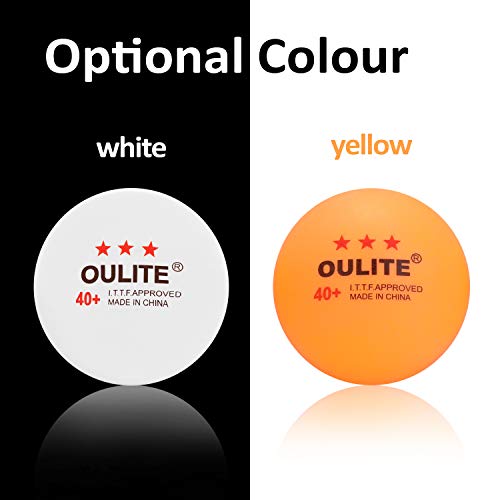 Ajcoflt Bolas de treinamento de tênis de mesa de 40mm High Bounce Prática profissional bola de práti