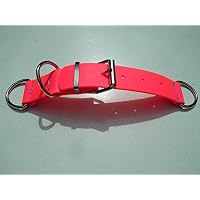 Angel For Pets BioThane Halsband Verschluss 25mm – Verstellbar, Mehrfarbig, Mit D-Ringen