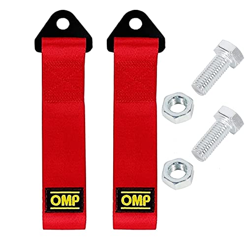 2 Piezas Correas de Nylon Remolque, Cuerda de Remolque de Coche de Carreras, Correa de Remolque...