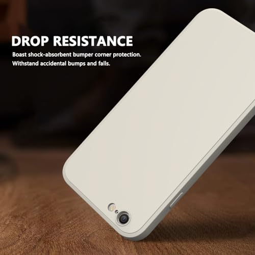 Image of for iPhone 6S Plus Case White, Scratch Resistant with Soft Touch, Slim Thin Phone Cover for iPhone 6 Plus 5.5 inch