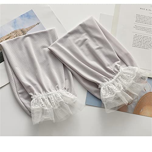 Lace Driver Manga Braço Guarda Luvas Manga Gelo Seda Feminina Verão Fino Solto (Cor: C, Tamanho: 48
