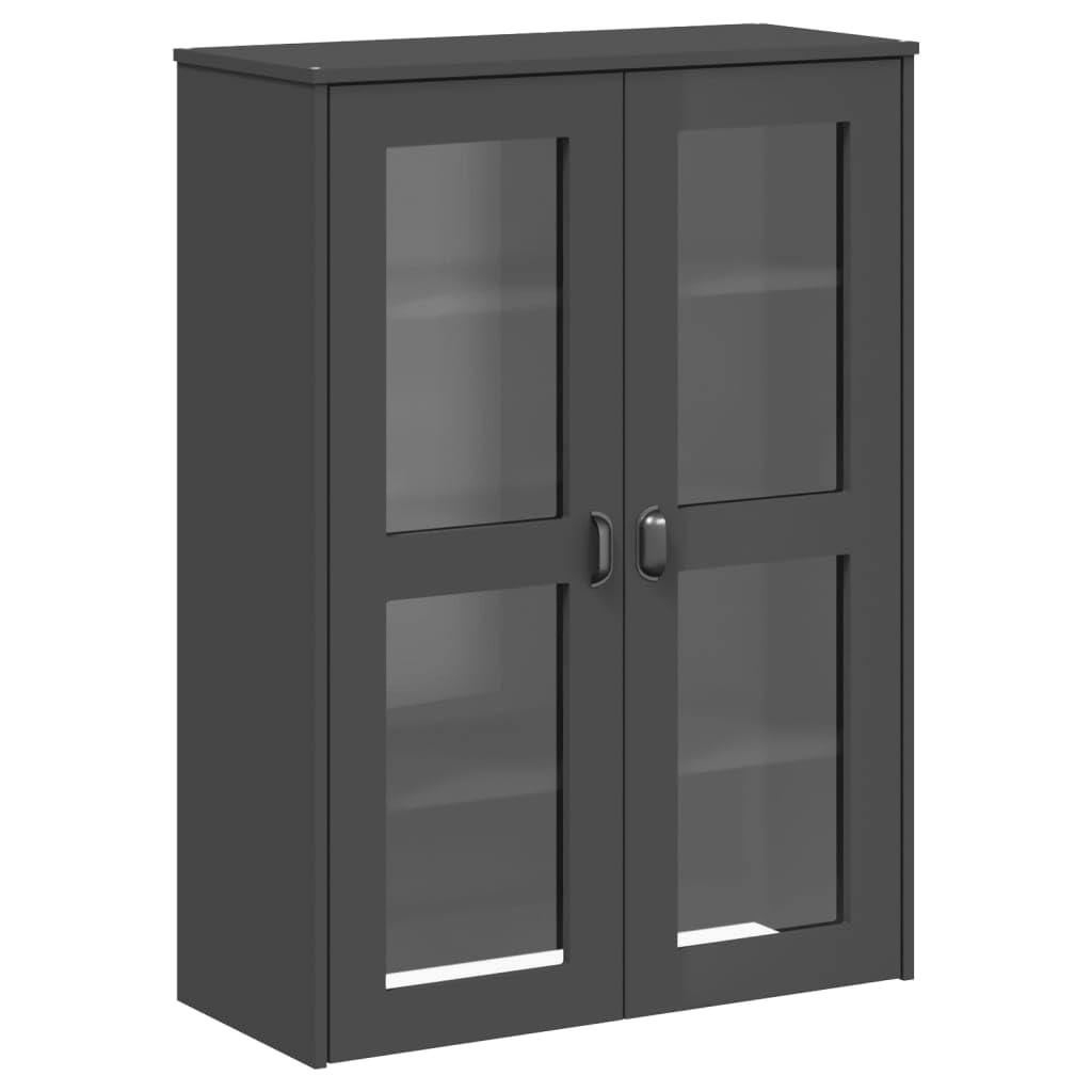 Dessus de Buffet VIKEN Gris Anthracite 80x35x110 cm