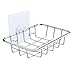 A-YSJ Portasapone Portasapone Portasapone in Acciaio Inox Portasapone Spagna Scrubber Bagno Lavello da Cucina con Adesivo Porta saponetta (Color : Silver)