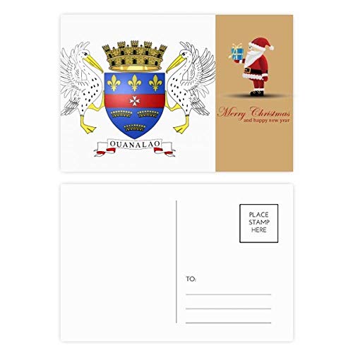 Cartes postales Saint Barthélemy emblème national Asie lot de 20 pour réussir vos correspondances