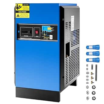 VEVOR 125 CFM Refrigerated Compressed Air Dryer, 110-120V