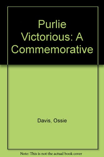 Purlie Victorious: A Commemorative 0963841610 Book Cover