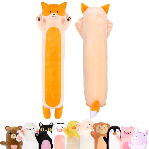 Cuddle Paws Fox Plush Body Pillow for Kids | Long Stuffed Animal Cuddle Pillow | Soft, Cute Hugging Toy | Plushie Gift for Girls & Boys | Long Plush...