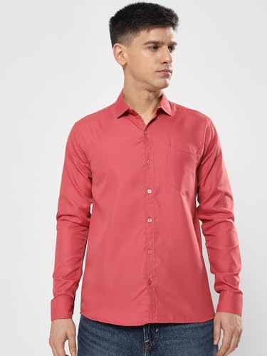 Image of Men's Polycotton Solid Shirt Pack of 3 | Regular Fit Full Sleeve Casual & Formal Wear Shirt Combo for Men | Soft & Durable Shirts