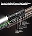 VOTATU MDL-IG 3000 Lumens Tactical Flashlight Laser Combo for Rifle, Green Laser/Light/IR Laser Sight Built-in Pressure Pad Switch, Compatible with M-LOK & Picatinny Rail