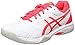 ASICS Damen Gel-Dedicate 6 Indoor Leichtathletik-Schuh, Weiss/Laser Rosa, 39.5 EU