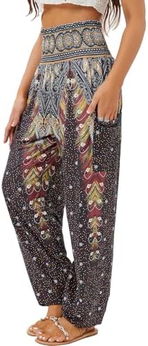 QIANXIZHAN womens Boho Palazzo Slacks