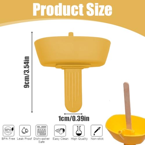 GNHG 4er Set Tropffreie Eis-am-Stiel Halter mit Trinkhalm aus BPA-freiem Silikon – Wiederverwendbare Eis Lutscher Halter Tropfschutz für Kinder, Eisform Zubehör