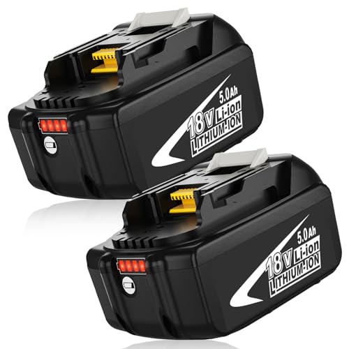 Batterie BL1840B pour Makita 18V 5.0Ah lot de 2 pour éviter les pannes