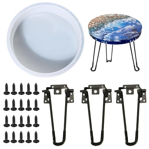 Moule silicone résine durable 25,4 cm pour table d'artisanat d'art - 2