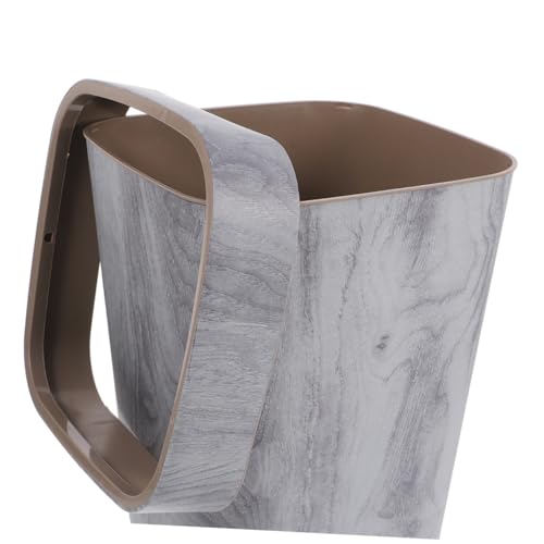Cabilock caneca de basura sin tapa color gris claro miniatura 3