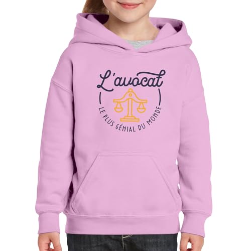 Sweat capuche enfant l'avocat le plus génial du monde en textile premium durable - 3