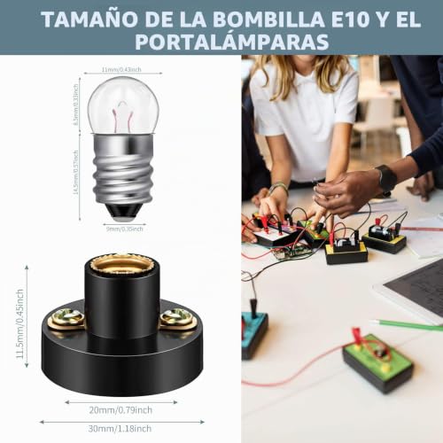 Foco de 1.5 volts con socket 5 Imagen adicional