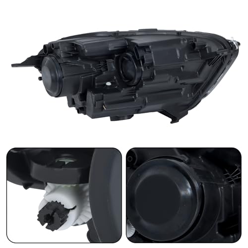 labwork 1PC Headlight Assembly Chrome Housing Replacement for EcoSport 2018-2023 Halogen with DRL Driver Side LH GN1Z13008CY GN1Z13008AN by labwork - Image 3