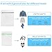GOGOODA Mesh Laundry Bags for Delicates Durable Protective Wash Bags Travel Storage Bags for Intimates Lingerie, 6PCS （3L,3M）