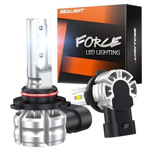 Image of SEALIGHT H10 9140 9145 LED Fog Light Bulbs or DRL, 10000LM Strong Penetration H10 LED Fog Lights 9145 LED Bulb 6500K White 600% Brightness H10 Fog Light Bulbs for Car, 3 Mins Plug & Play, Pack of 2