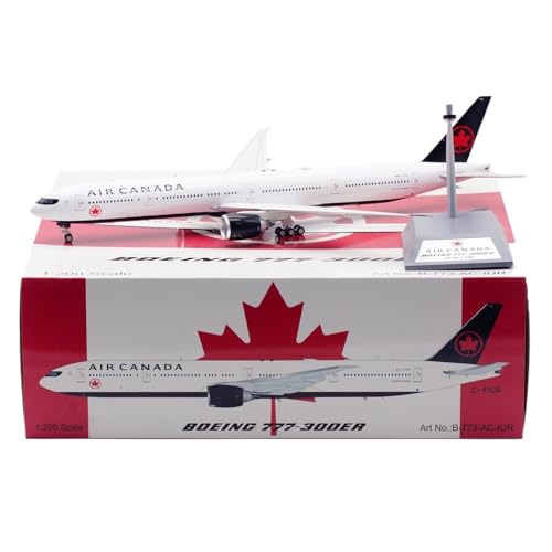 Modèle d'avion Air Canada 777-300ER C-FIUR en alliage d'une longueur de 36 cm à l'échelle 1/200