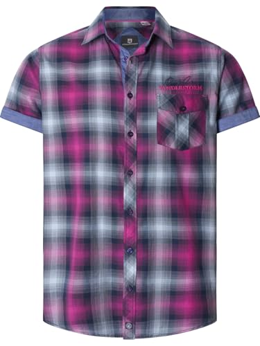 Chemise manches courtes homme Jan Vanderstorm Hilsing vêtement été grande taille casual