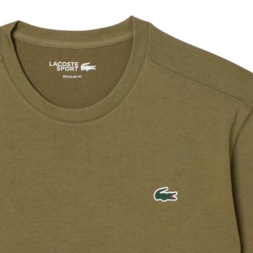 Lacoste Men's Sport Ultra Dry Cotton Sport T-Shirt, Olive, 3X-Large2