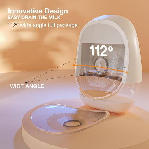 Image of Wearable Electric Breast Pump for Mothers | Portable Breast Milk Pump with 3 Modes & 9 Suction Levels | Breast Pump Electrical Machine with Lactation Experts & Massage Mode