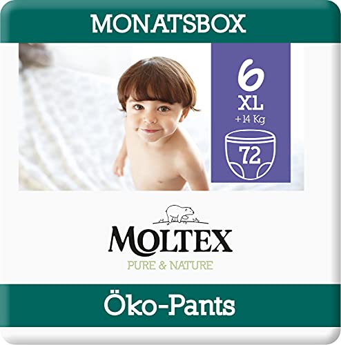 Moltex Pure & Nature Pantalon écologique Taille 6 (+14 kg) - 72 paires