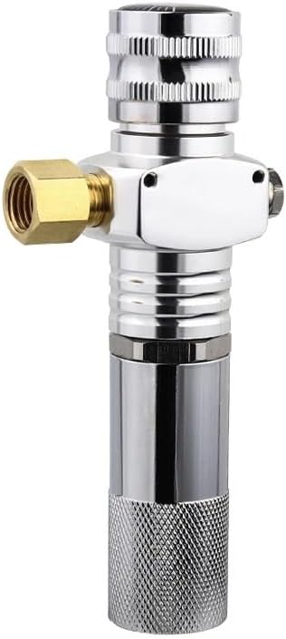 0-30PSI Nitrogen Regulator, Nitro Drip Cold Brew Coffee Infusion Tool, Portable Gas Pressure Connector for Iced Coffee Refill(Type 1)