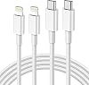 Cable USB C a Lightning de 3 pies, Paquete de 2 [Certificado MFi de Apple] Carga Rápida | Cables USB C para iPhone con Power Delivery, Cordón de Carga para iPhone Compatible con iPhone 14 13 12 11 Pro Max X XS XR 8 7 6s Plus SE 2