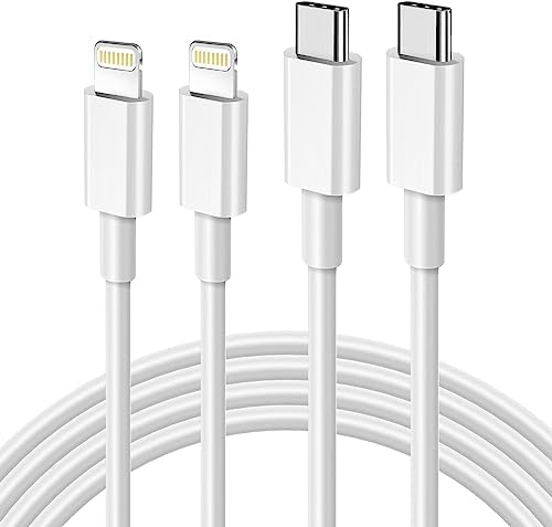 USB C to Lightning Cable [Apple MFi Certified] 2Pack 6FT for iPhone 14