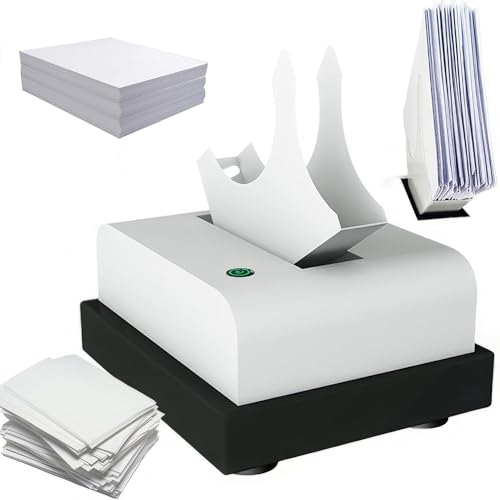 Paper Jogger Automatico 2800 RPM, Alimentatore Elettrico per Carta A4/A5/A6, Grande Capacità