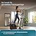 Skandika Crosstrainer für Zuhause Fint P8-R | Heimtrainer leise, 32 Stufen, 22 Programme, bis 120 kg, Kinomap App kompatibel, 8 kg Schwungmasse, Ellipsentrainer | Ellipsen Crosstrainer Fitness Sport